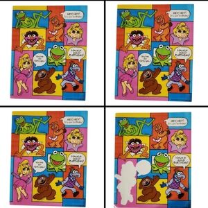 Vintage Muppets Miss Piggy & Friends Stickers Sheets
